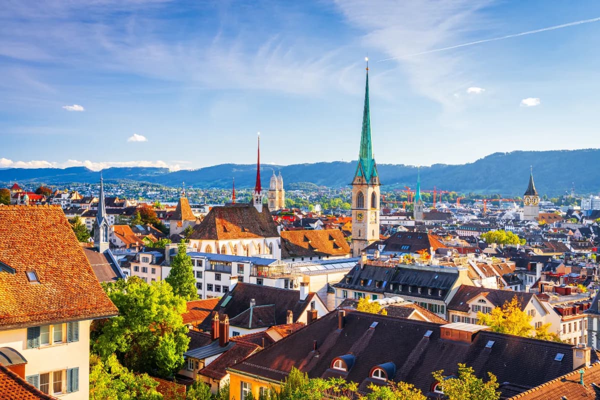 Arrival in Zurich