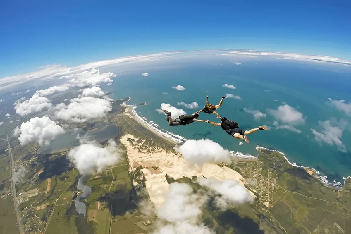Skydiving in Goa