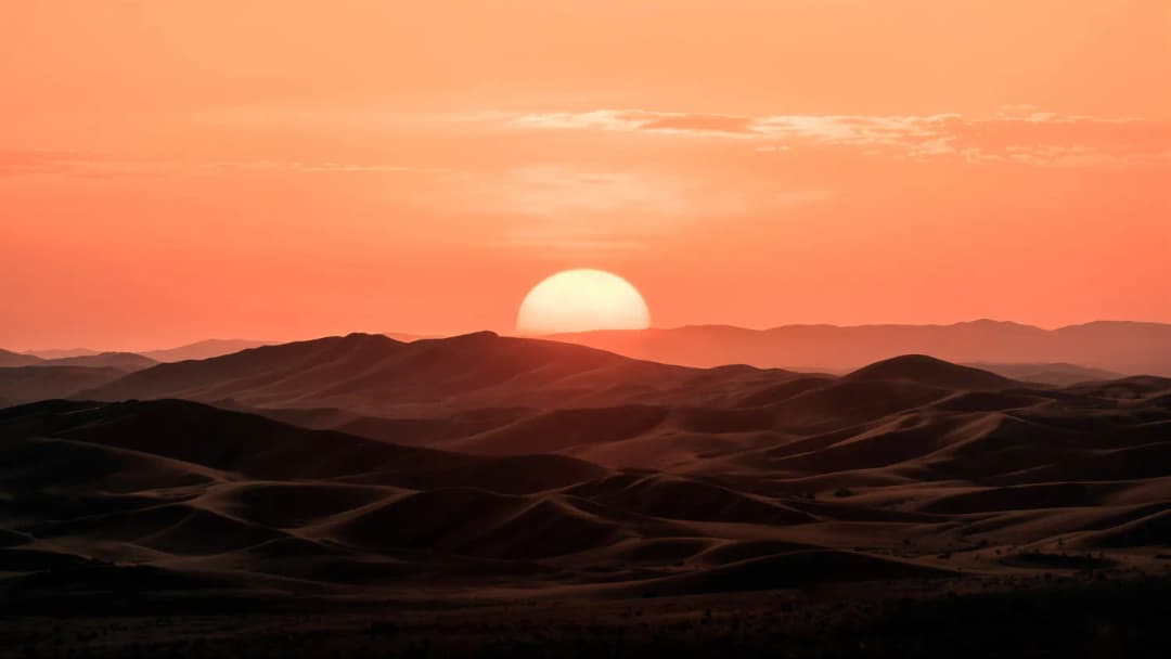 Desert Sunrise View