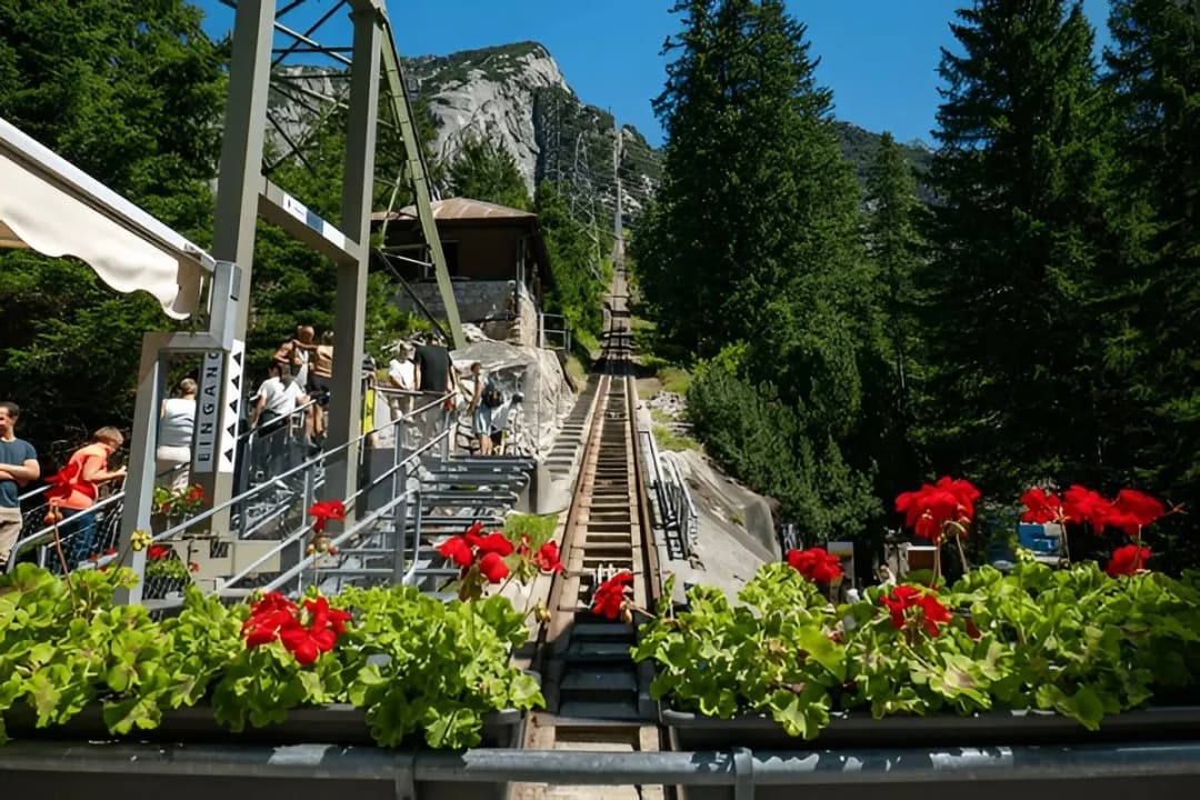 One of Europe’s Steepest Funiculars