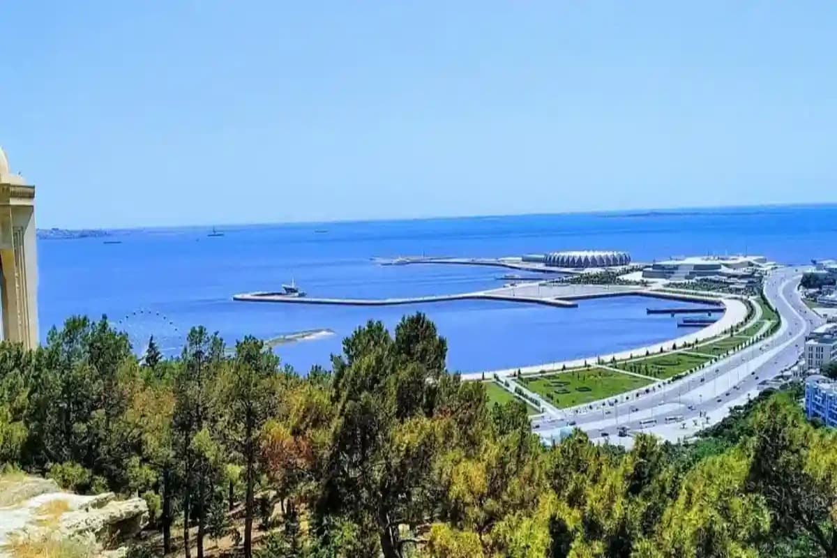 Caspian Sea Side Road