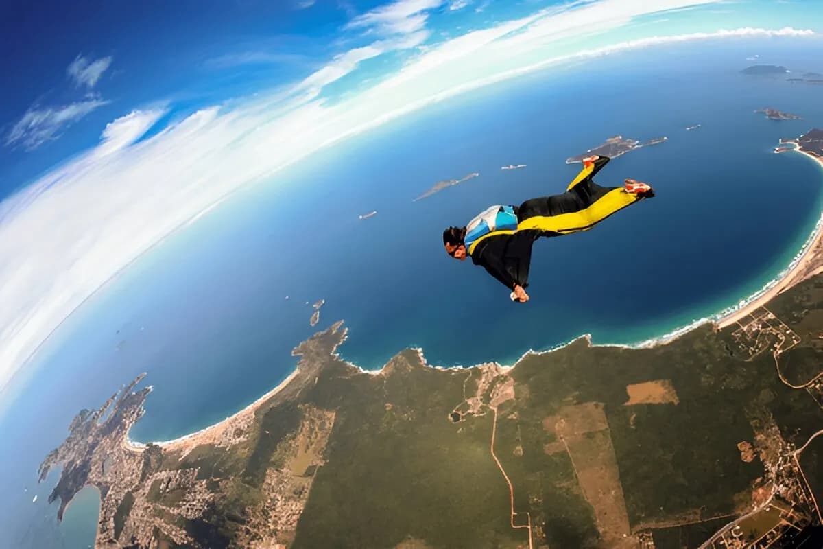 Skydiving in Goa