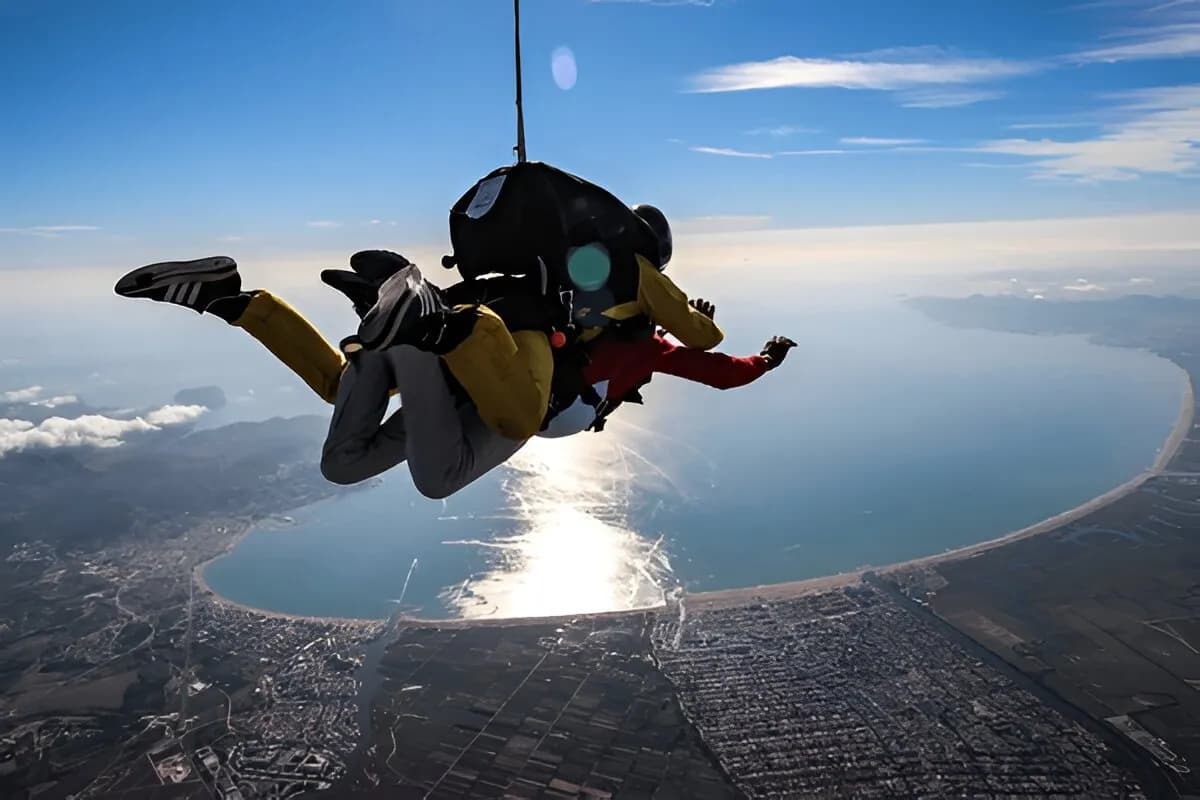 Skydiving in Goa