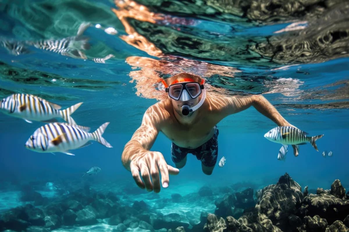 snorkeling in lakshadweep