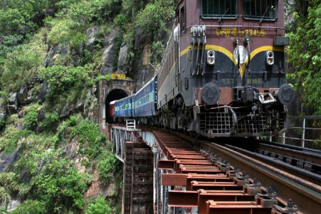 Train Ride Through Tunnels