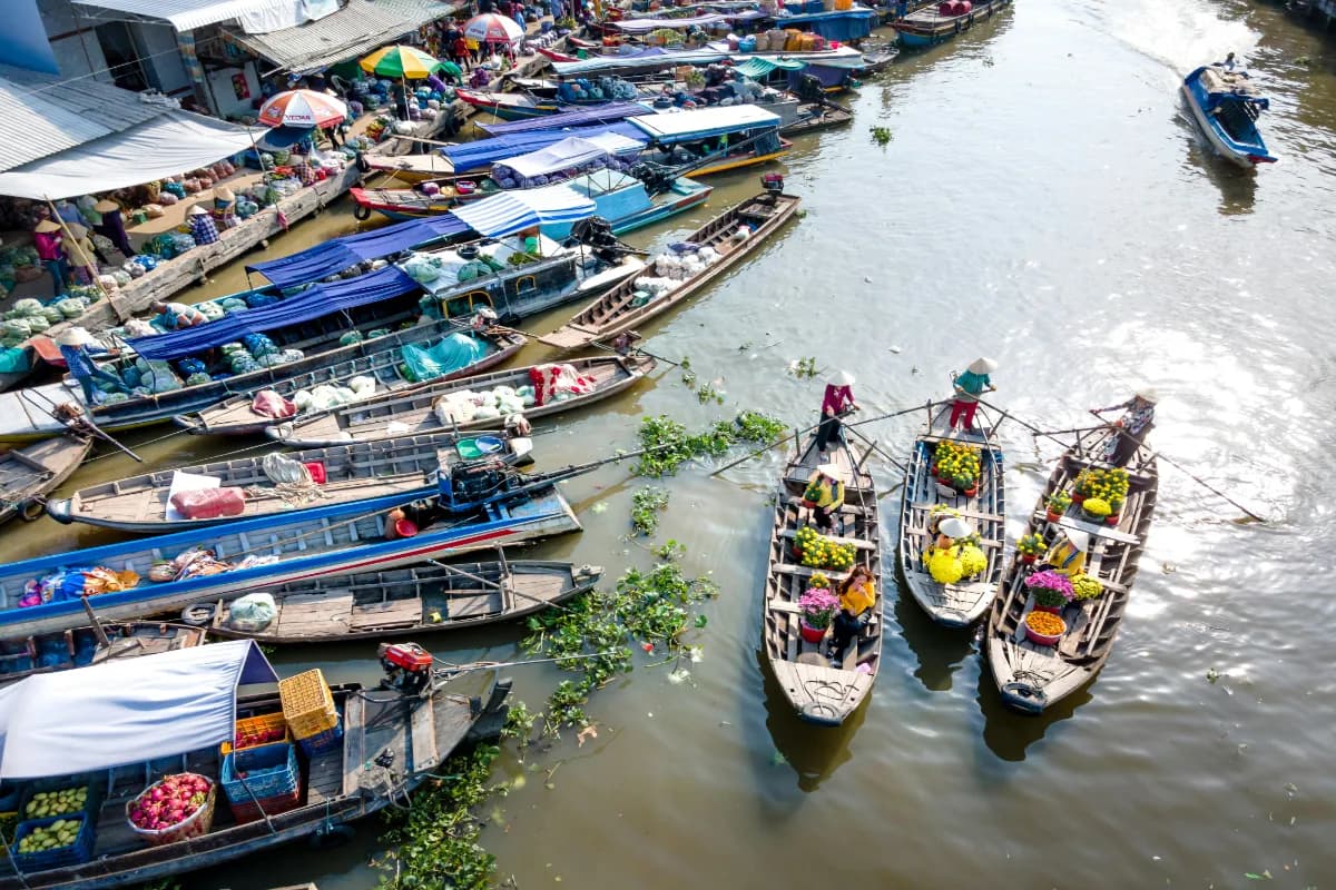 Floating Market, Vietnam