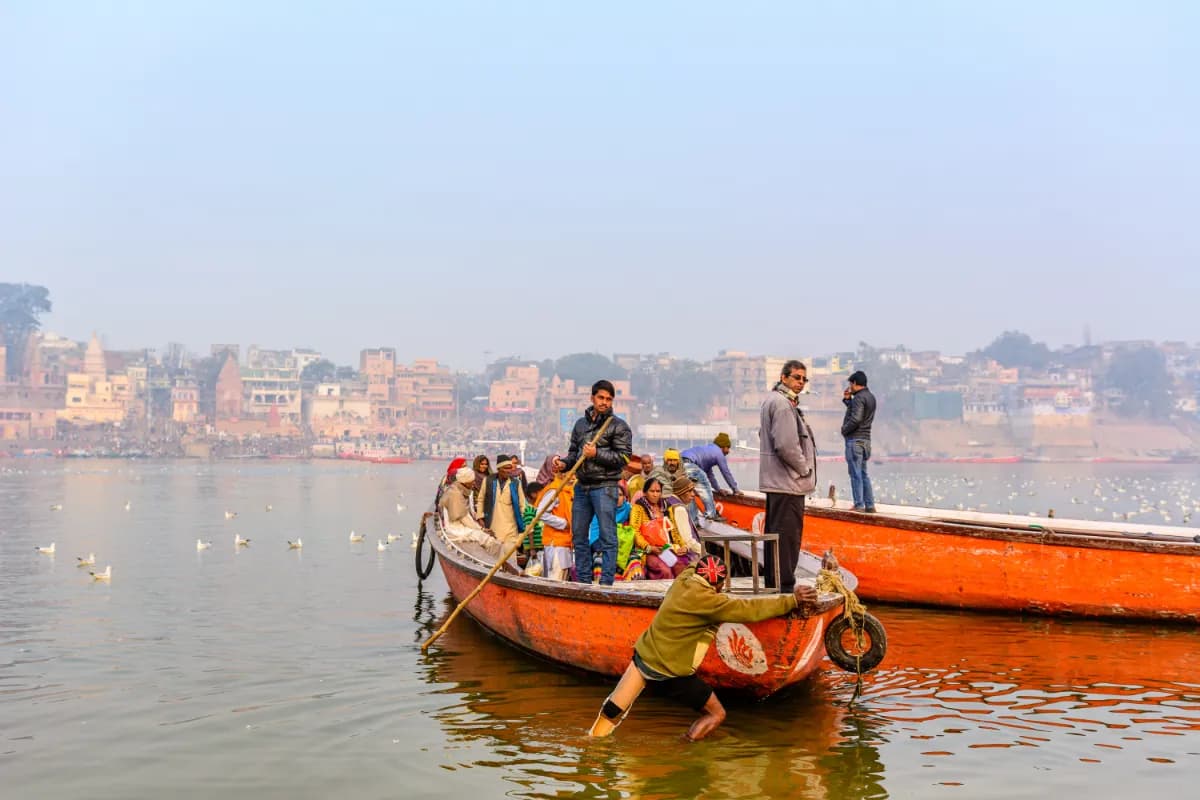 Boat Ride on the Ganges