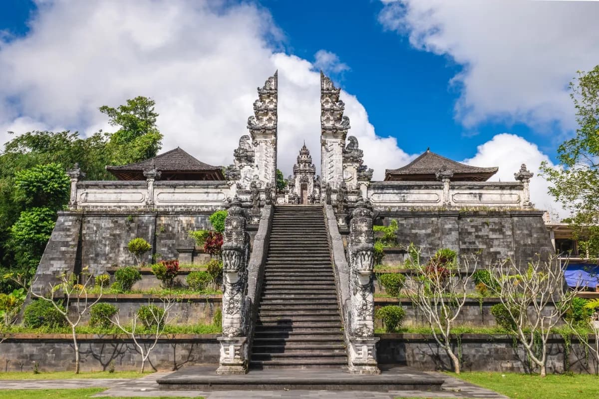 Penataran Agung Lempuyang Temple Front View