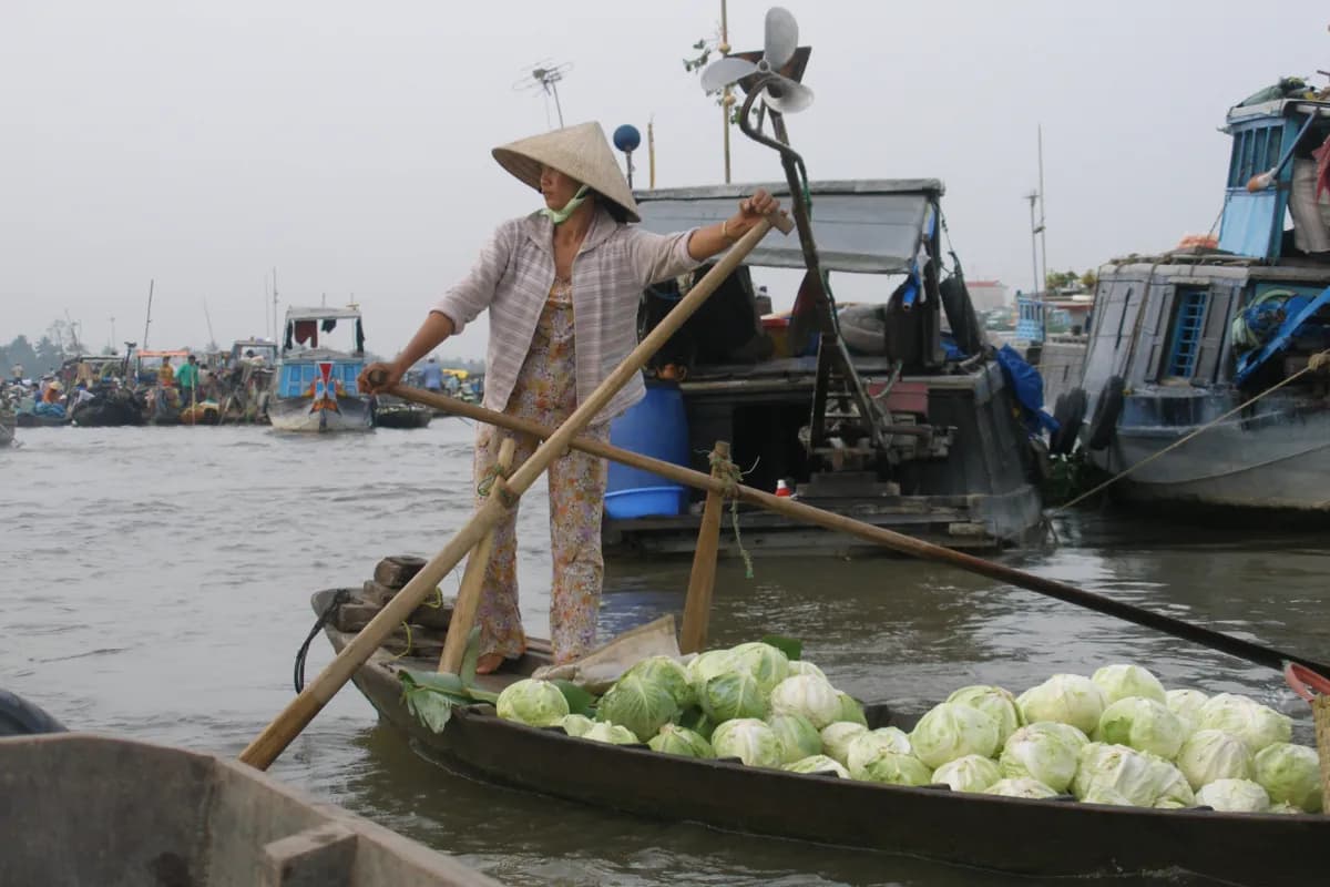 Floating Market, Vietnam