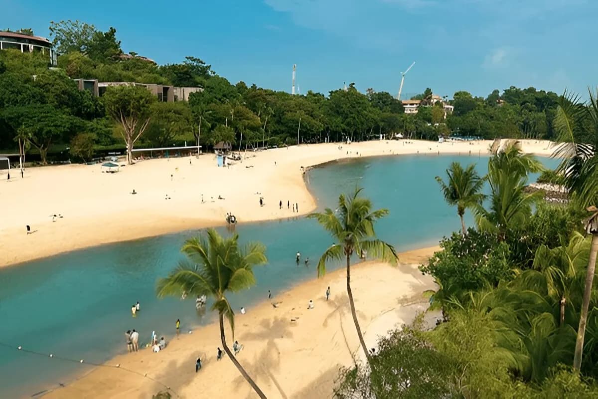 Sentosa Beach Singapore