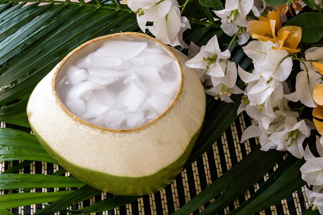 Fresh Coconut Water & Snacks