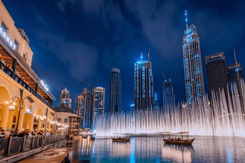 Enjoy The Dubai Fountain Show