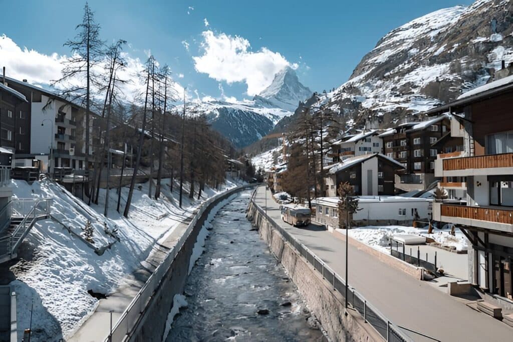 Winter Season in Zermatt, Switzerland