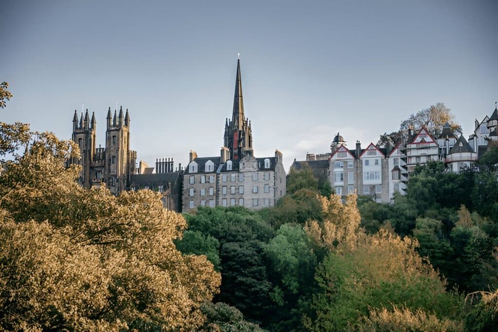 Autumn in Edinburgh, Scotland