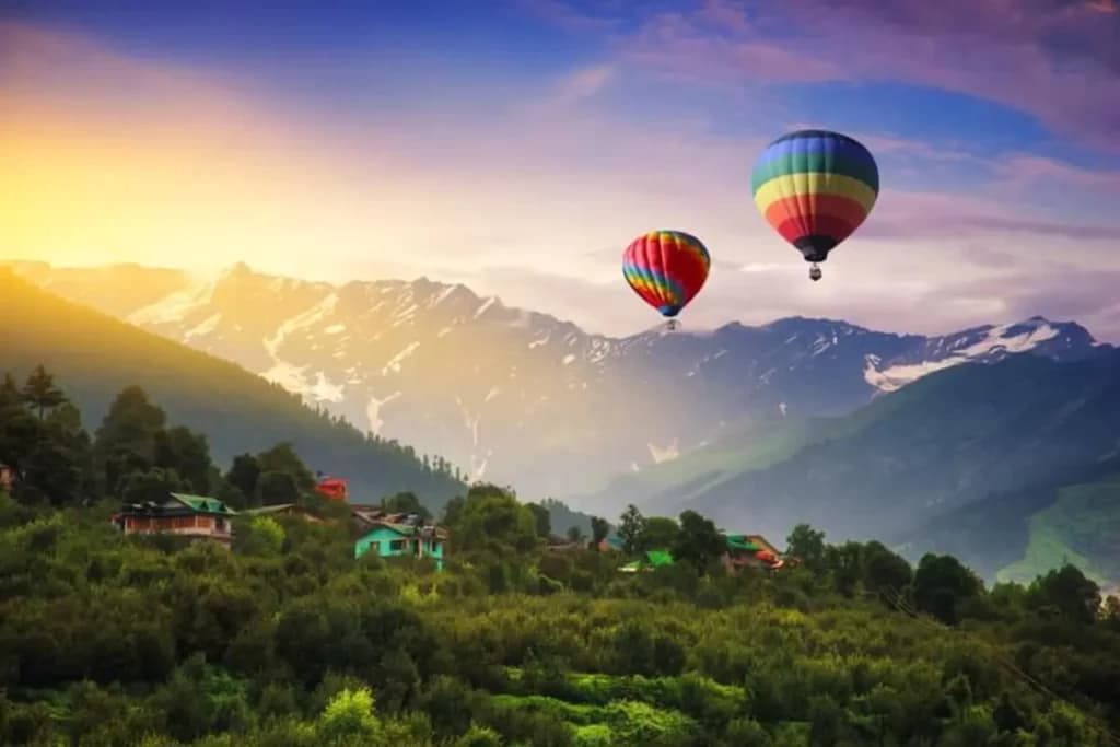 Hot Air Balloon in Manali