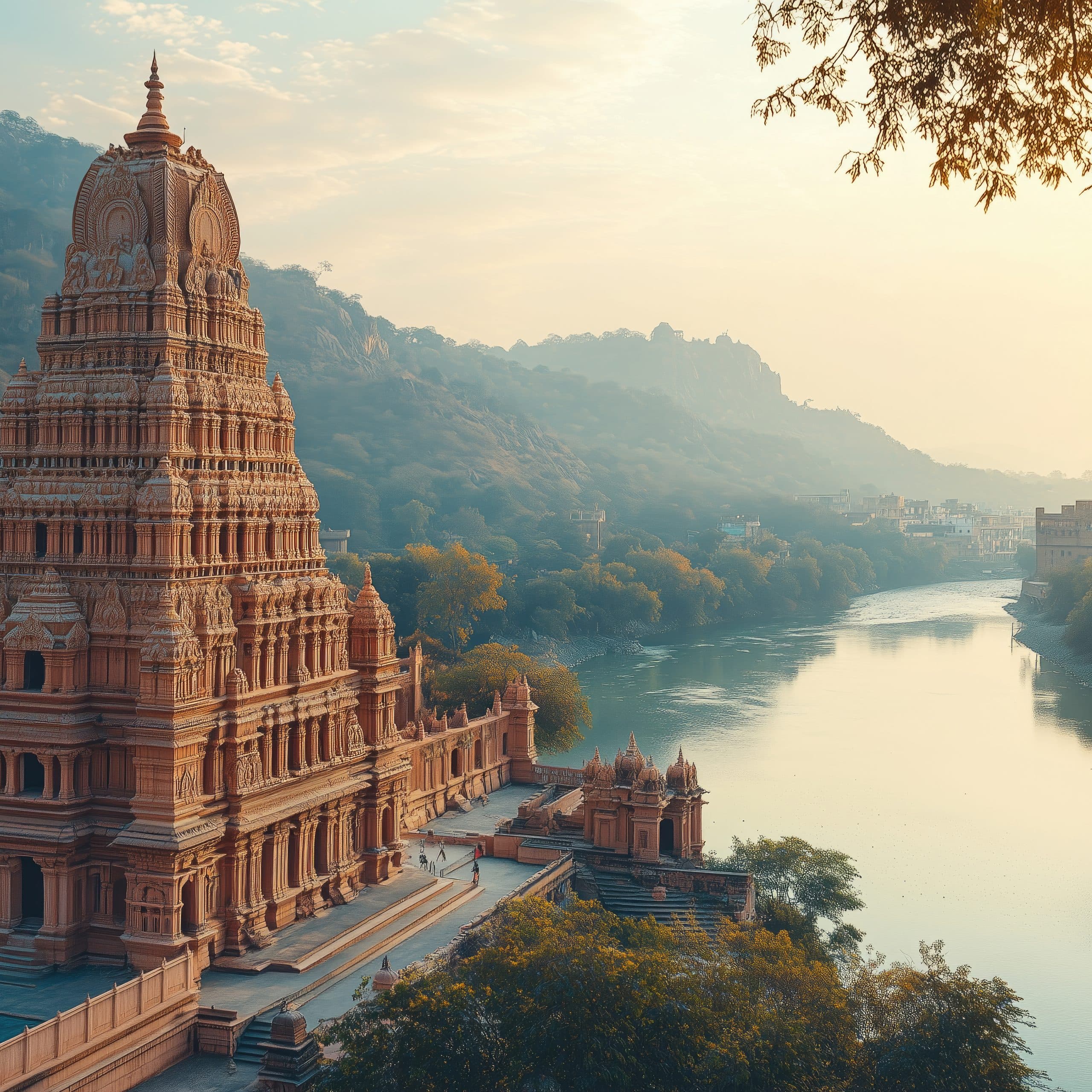 Step into the Sacred Traditions and Rich heritage of Hinduism at Darbhanga Ghat