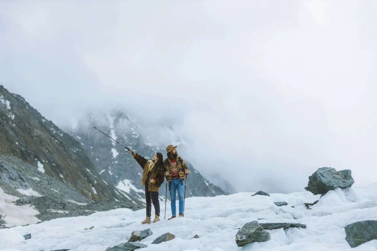 Snow Trekking at Chopta