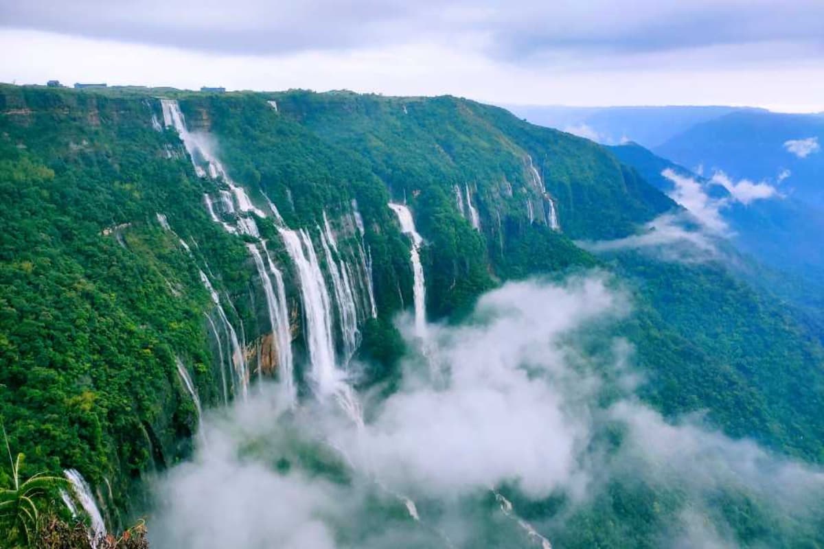 Seven Sisters Falls View