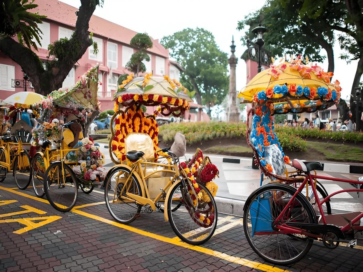 Trishaw Ride in Malaysia