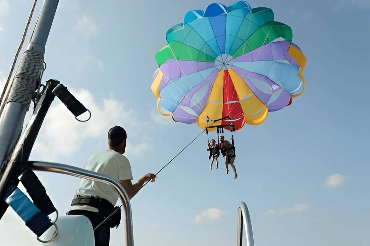 Parasailing in Andaman