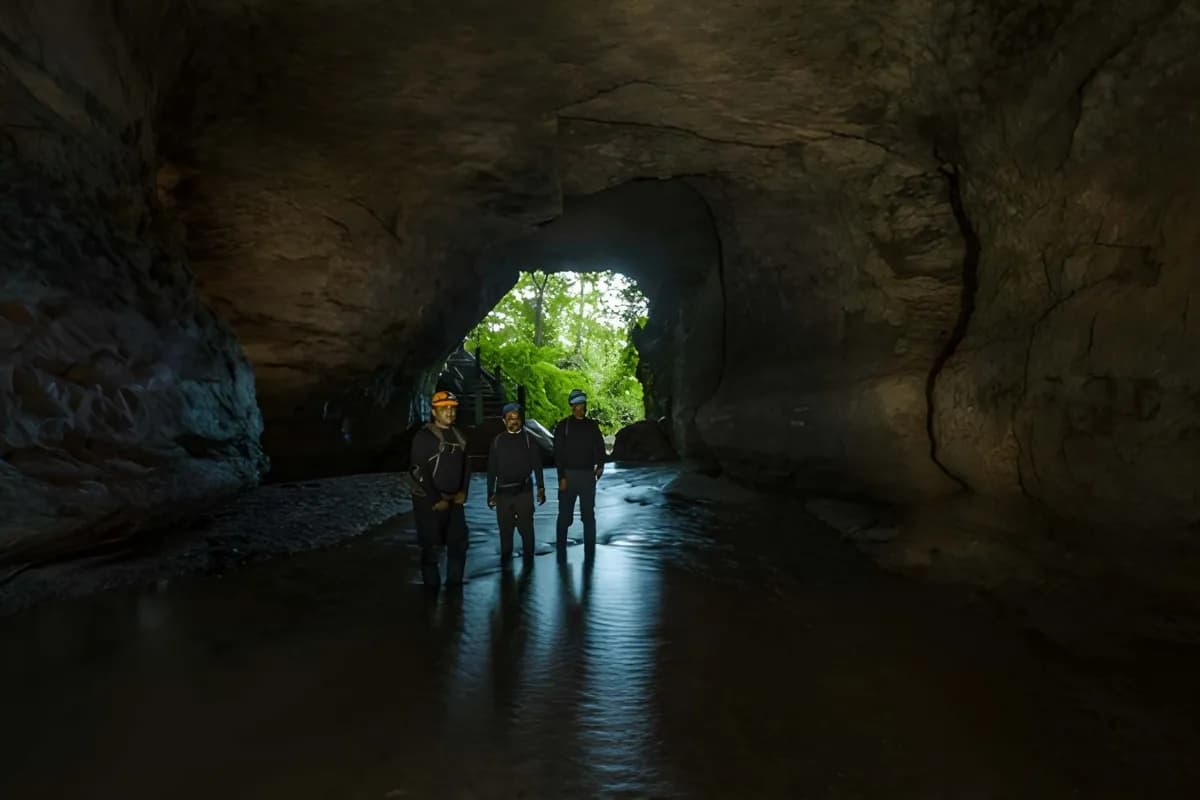 Exploring Caves in Mawsmai Cave