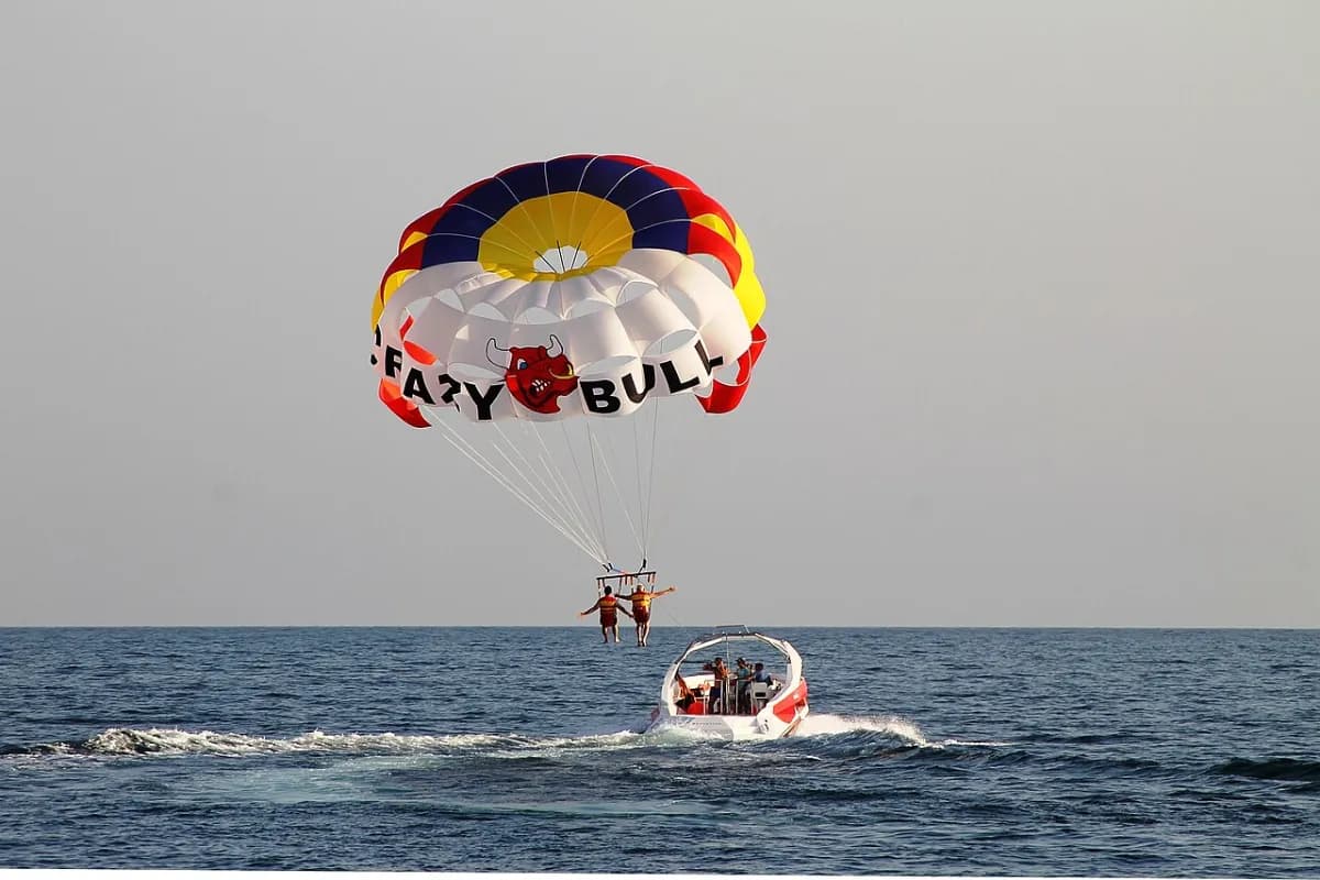 Parasailing at Australia
