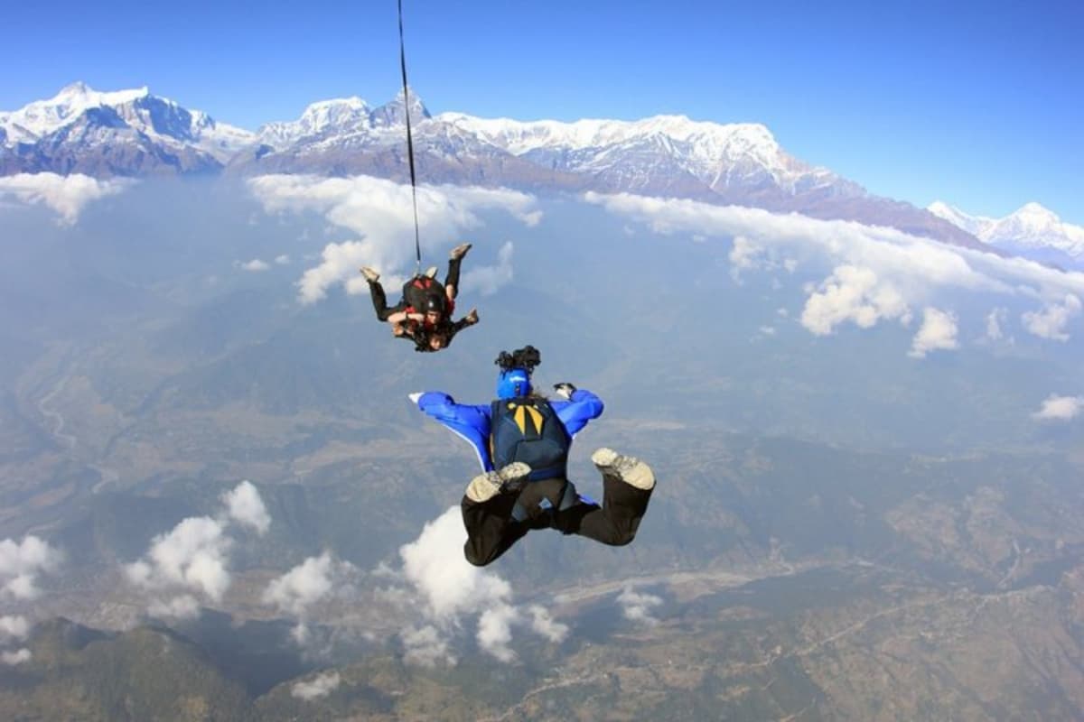 Skydiving in Nepal