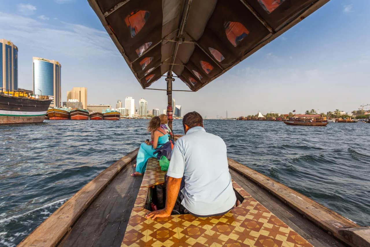 Dubai Delights Tour- Marina Dhow Cruise with Buffet
