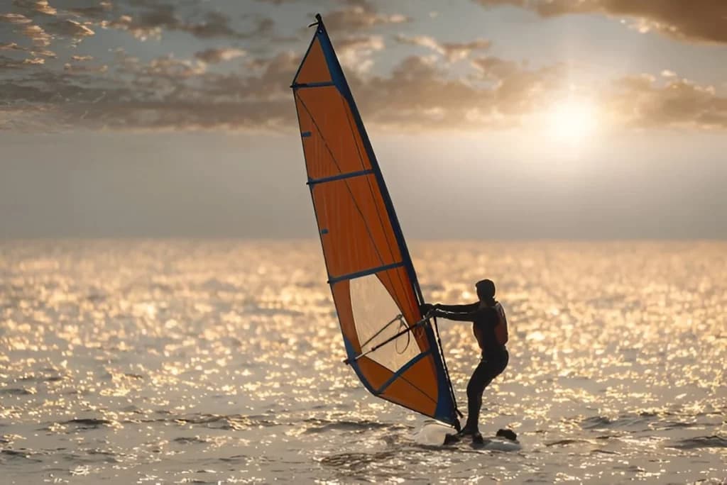 Windsurfing in Lakshadweep